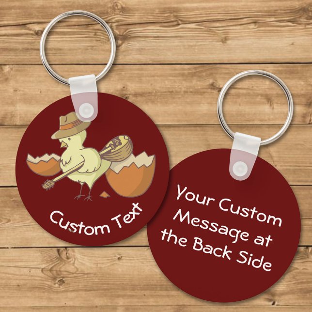 Llavero Chick de Pascua con la cadena de claves Bouzouki (Subido por el creador)