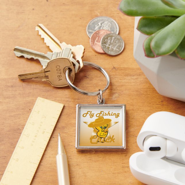 Llavero Chick de pesca de mosca #10 (Escritorio )