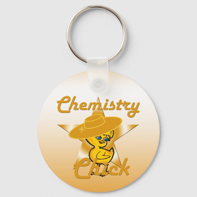 Llavero Chick de química #10 (Anverso)