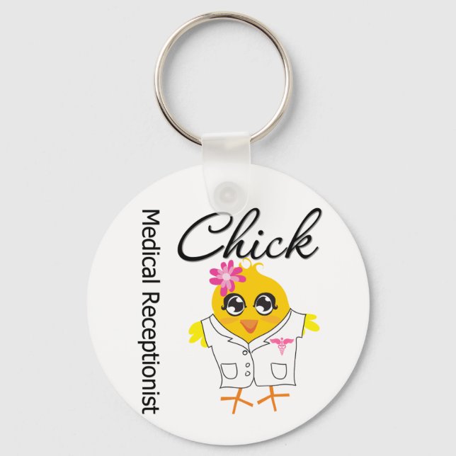 Llavero Chick de recepción médica (Anverso)