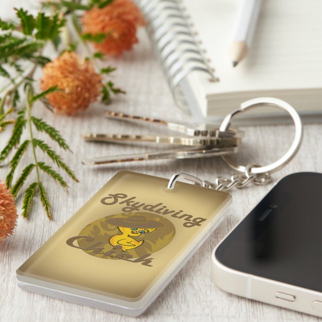 Llavero Chick de Skydiving #6 (Frente Derecha)