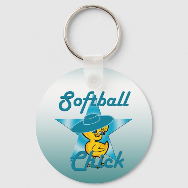Llavero Chick de sóftbol #7 (Anverso)