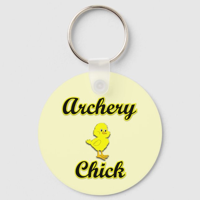 Llavero Chick de tiro con arco (Anverso)