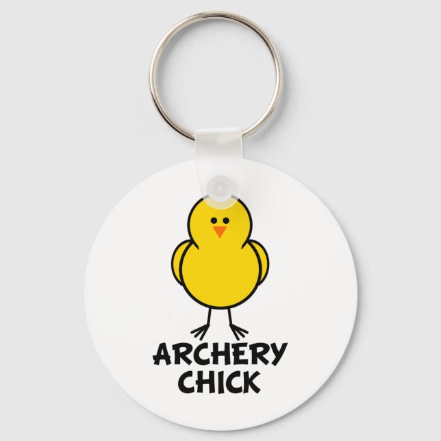 Llavero Chick de tiro con arco (Anverso)