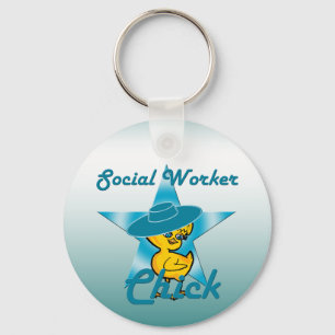 Llavero Chick de trabajador social #7