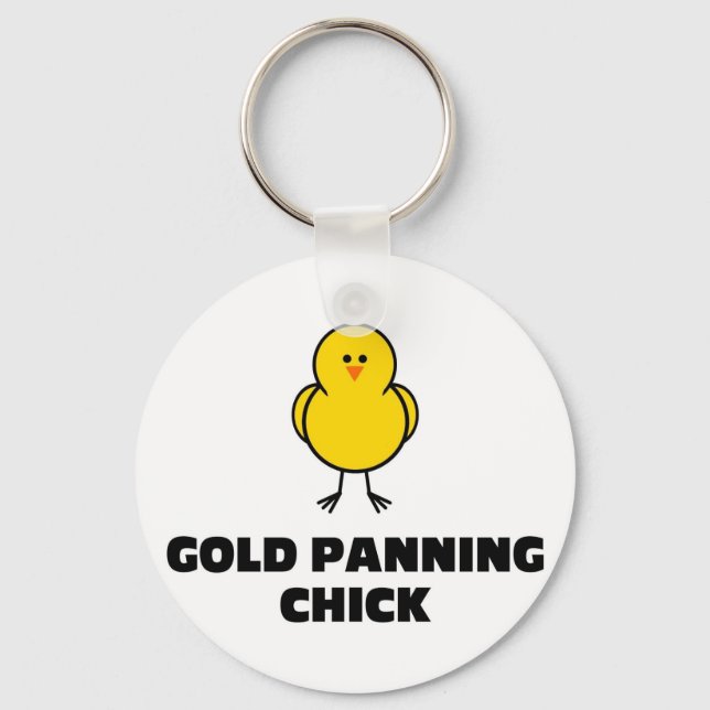 Llavero Chick Gold Panning (Anverso)