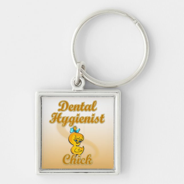 Llavero Chick higienista dental (Frente)