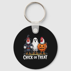 Llavero Chick Or Treat Bruja Espeluznante Fantasma Calabaz