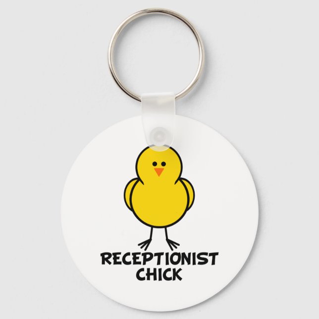 Llavero Chick recepcionista (Anverso)