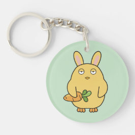 Llavero Chick toro, orejas descubiertas