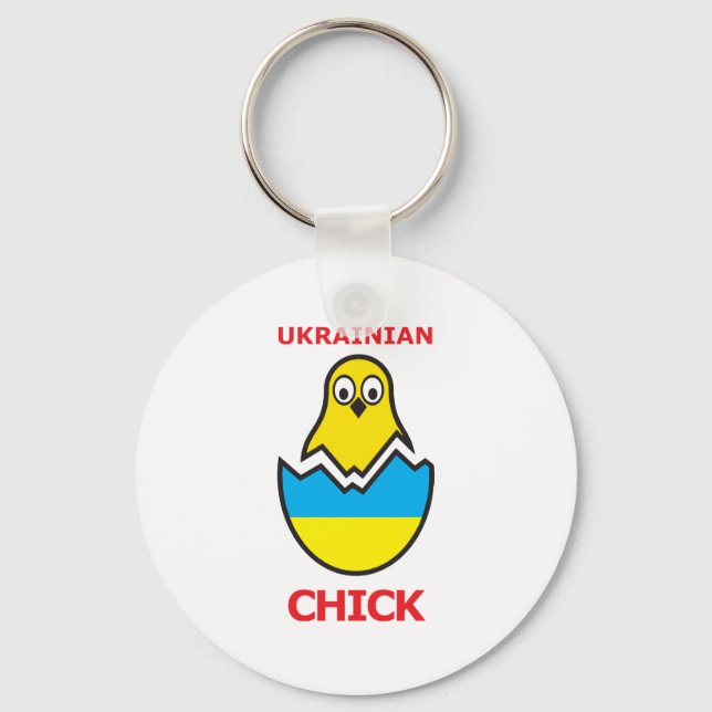 Llavero Chick ucraniano (Anverso)