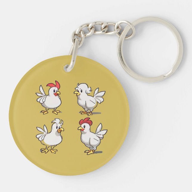 Llavero Chicken Keychain (Atrás)