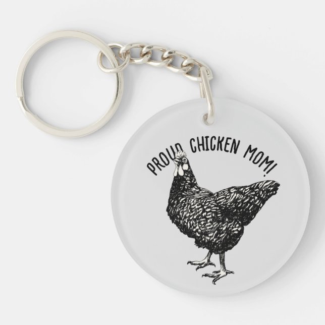 Llavero ¡Chicken mamá! (Frente)