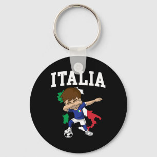 Llavero Chico Fútbol Italia Italiano Bandera Mapa Deportes