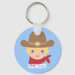 Llavero Chico Vaquero Personalizado Adorable
