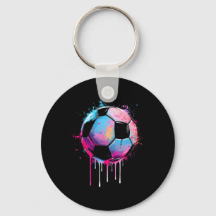 Llavero Chicos Chicas Fútbol Impresionante Colorido Fútbol