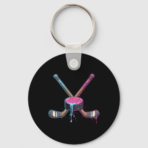 Llavero Chicos de Hockey Helado Goteo Jóvenes Niños Hombre