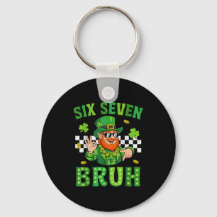 Llavero Chicos día de san patricio seis siete bruh 6 7 san