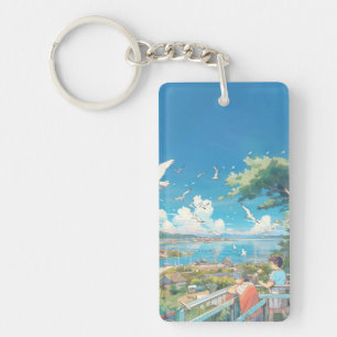 Llavero Chicos por la Bahía: Keychain de la Serenidad de l