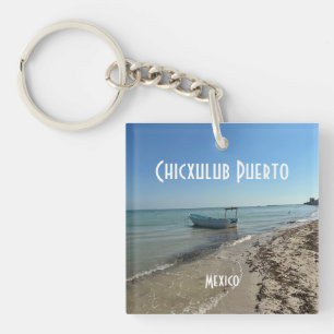 Llavero Chicxulub Puerto, México - Keychain acrílico