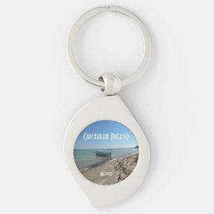 Llavero Chicxulub Puerto, México - Keychain Metalizado