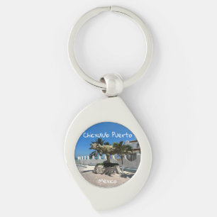 Llavero Chicxulub Puerto, México - Keychain Metalizado