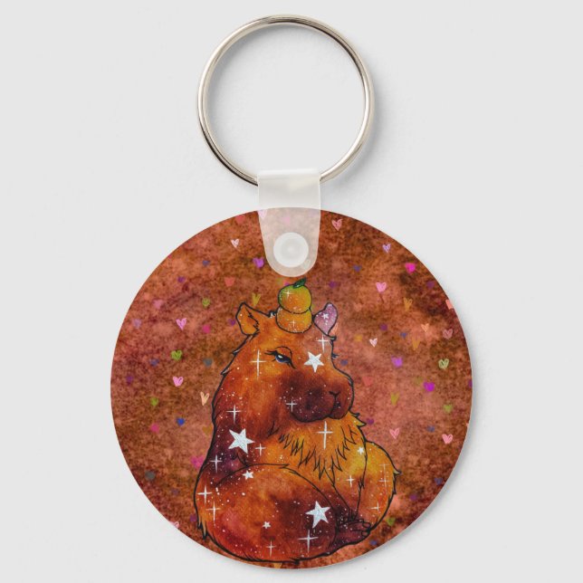 Llavero Chigüiro llamado Dream (Anverso)