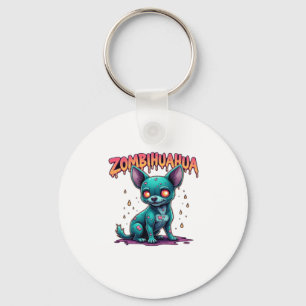 Llavero Chihuahua Chi Chichi Chiwawa Zombie Dog Halloween