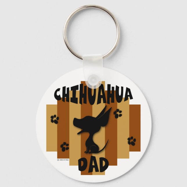 Llavero Chihuahua Dad Keychain (Anverso)