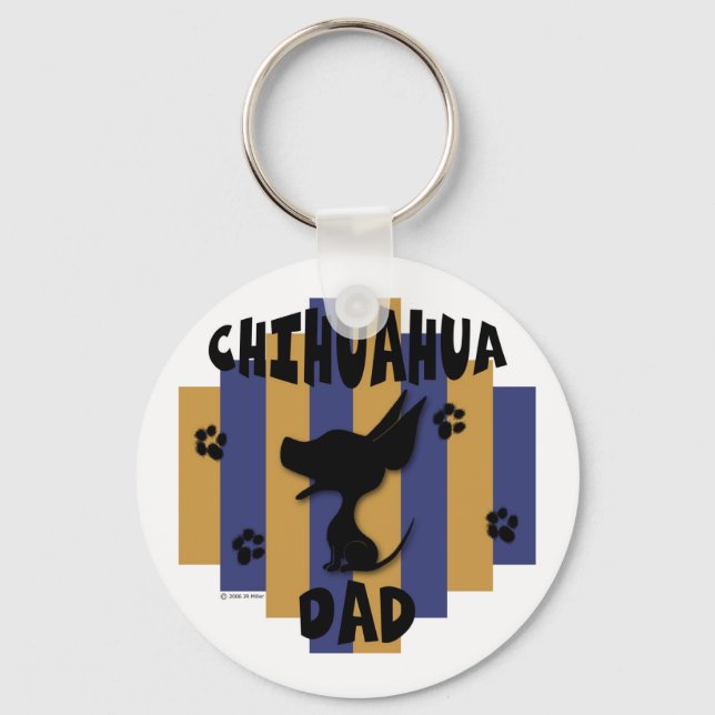 Llavero Chihuahua Dad Keychain (Anverso)