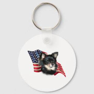 Llavero Chihuahua Flag