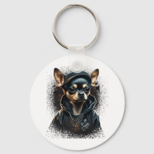Llavero Chihuahua Guay Perro rap Hip-Hop Gangster
