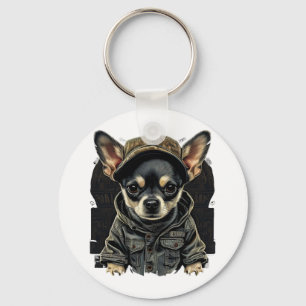 Llavero Chihuahua Guay Perro rap Hip-Hop Gangster