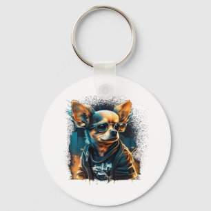 Llavero Chihuahua Guay Perro rap Hip-Hop Gangster