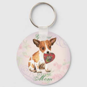 Llavero Chihuahua Heart Mom