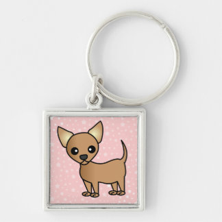 Llavero Chihuahua linda del dibujo animado