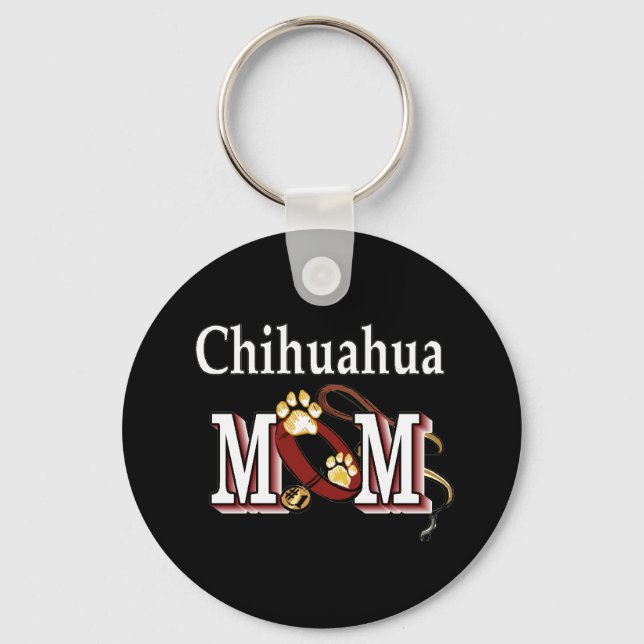 Llavero chihuahua mamá Keychain (Anverso)
