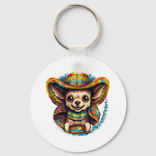 Llavero Chihuahua México Cinco de Mayo Perro gracioso