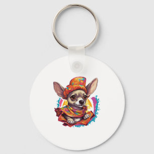 Llavero Chihuahua México Cinco de Mayo Perro gracioso