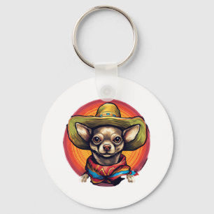 Llavero Chihuahua México Cinco de Mayo Perro gracioso