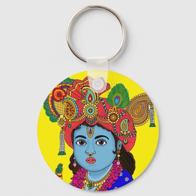 Llavero Child Krishna Keychain (Anverso)
