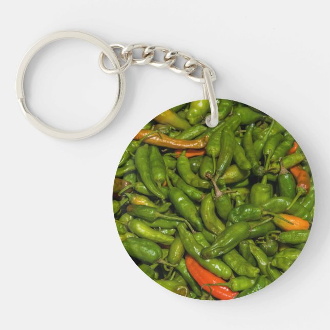 Llavero Chiles a la venta en el mercado (Frente)