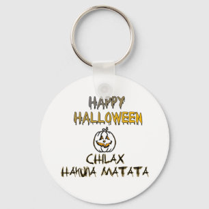 Llavero Chill and Relax Happy Halloween