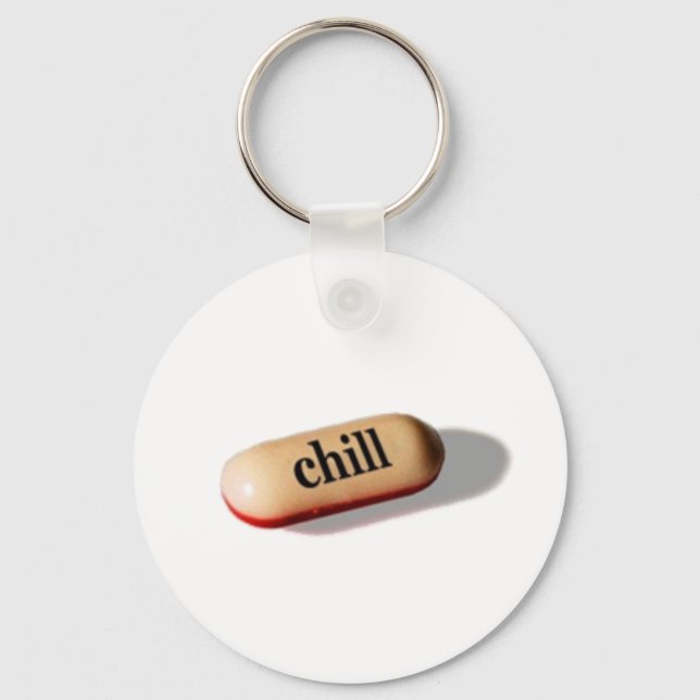 Llavero Chill Pill Keychain (Anverso)