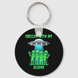 Llavero Chillin Con Mis Alienígenas Halloween Chicas Niños