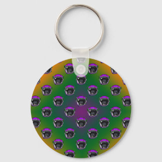 Llavero Chimpancé espacial