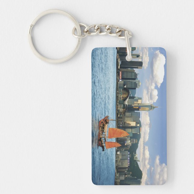 Llavero China; Hong Kong; Puerto Victoria; Puerto;El (Frente)