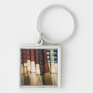 Llavero China, Shanghai. Cepillos Chenghuang Miao