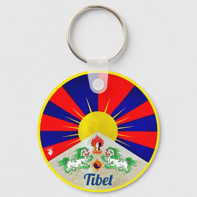Llavero China: TIBET ... " (Anverso)