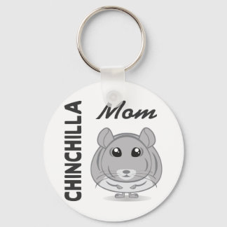 Llavero Chinchilla Mom Keychain